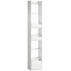 Estantería para libro 32x24x181.5 cm color blanco Homcom