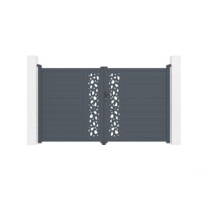 Puerta batiente de aluminio 3m sunny 300b180