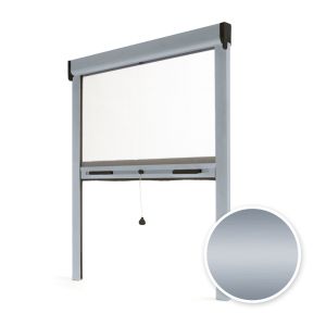 Mosquitera enrollable para ventana 150x220 cm - plata - gama 2025