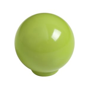 Tirador bola abs 29mm verde pistacho brillante lote de 50