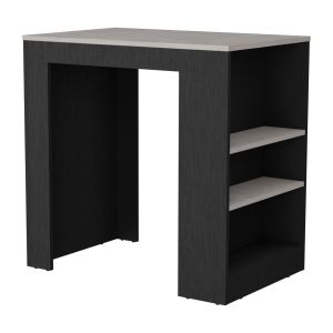 Mesa de comedor chicago, con estantes