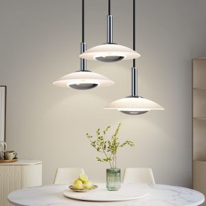 Nettlife lámpara colgar LED plateado 138x25