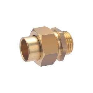Conector de latón esférico para soldar ø18 - macho roscado 1/2