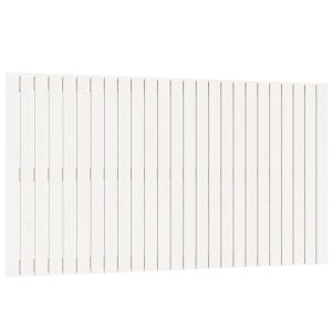 vidaXL cabecero de cama pared madera maciza pino blanco 159,5x3x90 cm
