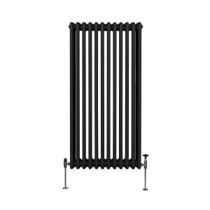 Radiador tradicional vertical de 3 columnas – 1500 x 562mm - negro