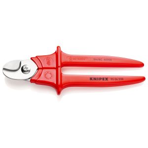 Tesoura de cabo l.230mm cabeça pol.vde plástico sobremoldado knipex