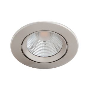 Pack 3 downlight LED philips "sparkle" circular 5,5w 350lm niquelado 2700k