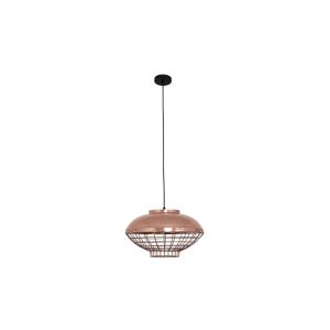 Suspensión - toyama - cobre - metal - E27 - diseño contemporáneo
