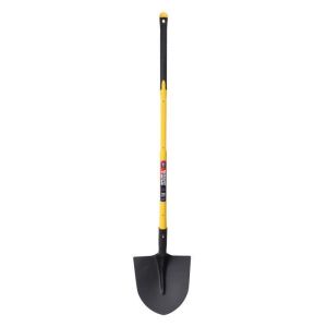 Pala redonda - mango trimaterial - acero 29 cm