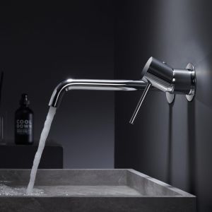 Imex - grifo monomando lavabo empotrado cromado serie monza