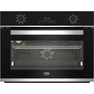 Horno compacto beko bbcm13300xc 48 l multifuncción cristal negro