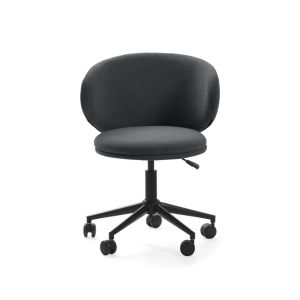 Sillón despacho giratorio elevable con respaldo acolchado