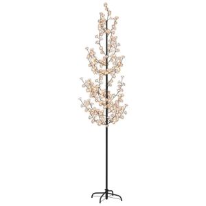 vidaXL árbol LED con flor de cerezo 368 LED blanco cálido 300 cm