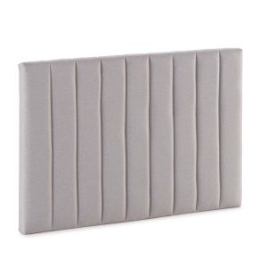 Cabecero eris tapizado 90x60 cm gris claro