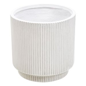 Maceta daria 30 cm blanco crema