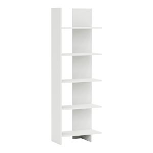 Librería vireftere 5 niveles 176x62x29cm - blanco [en.casa]