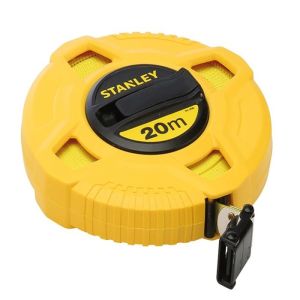Cinta métrica larga de fibra de vidrio 20mx12,7mm - stanley - 0-34-296
