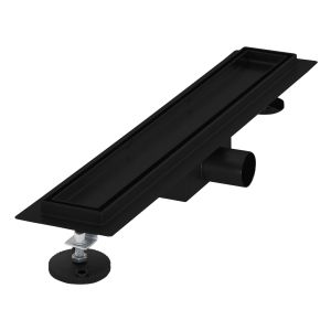 Canal de ducha 50 cm acero inoxidable alicatable de y sifón