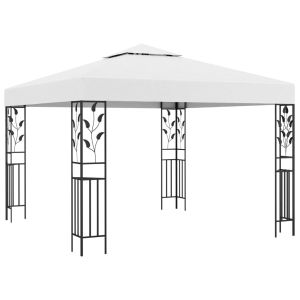 vidaXL cenador blanco 3x3 m 180 g/m²