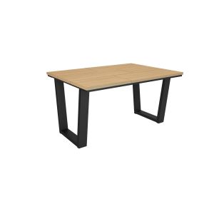 Mesa comedor, 140x90x74 cm, roble soft