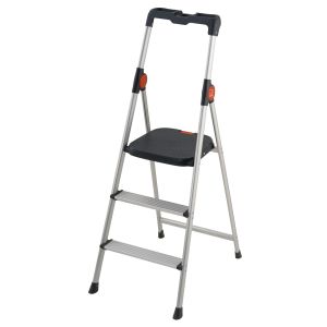 Gierre-b222-mini escalera ultraligera de aluminio dekorstep (2 peldaños)