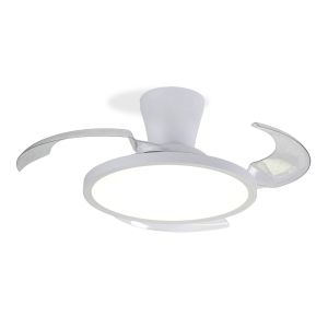 Ventilador de techo 3 aspas plegables ø90 color blanco motor 25w