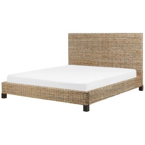 Cama ratán salbris 180 x 200 cm natural