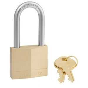 Candado con llave de latón master lock, l.40 mm