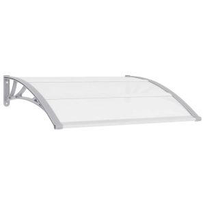 vidaXL marquesina para puerta pc 120x100 cm