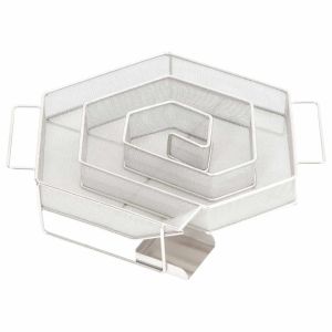vidaXL generador de humo frío redondo 6 lados acero inoxidable 22,5 cm