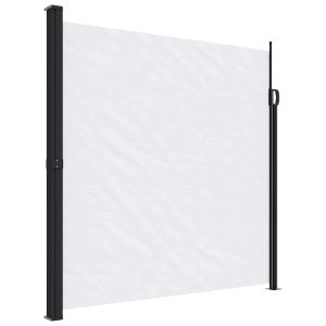 vidaXL toldo lateral retráctil blanco 200x600 cm