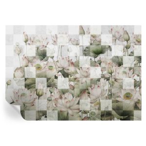 Murales autoadhesivos patrones de loto 208x146 tulup