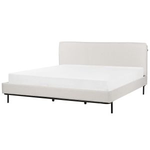 Cama tela corio 180 x 200 cm gris claro
