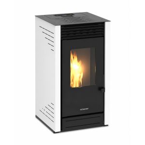 Estufa de pellets ella de 6 kw blanca