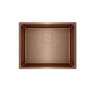 Fregadero teka flexlinea rs15 50.40 cobre 1 cubeta 60 cm