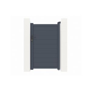 Puerta de jardín eiger 100p160 + kit de inversión de apertura