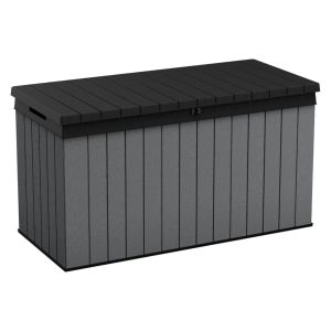 Keter caja de almacenamiento para jardín darwin gris 570 l