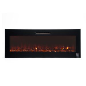 Chimenea eléctrica de pared empotrable para interior 2000w kekai oregon 127