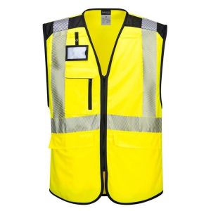 Portwest - chaleco de seguridad multibolsillos pw3 hv