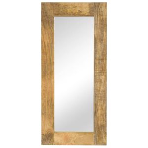 Espejo de madera maciza de mango 50x110 cm