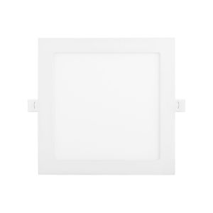 Downlight empotrar 12w 3000-4000-6500k blanco 1080lm cuadrado 1,3x17x17cm c
