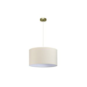 CoLGante dori 1xE27 cuero/beis regx45x45 cm