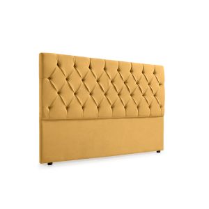 Cabecero tapizado capri acualine 210x120x12 cm - moonia
