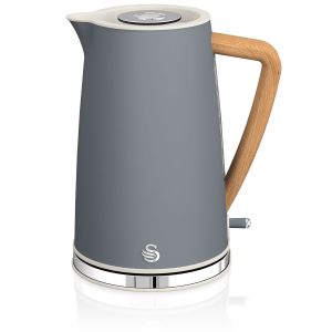 Nordic hervidor agua eléctrico ultra rápido,  swan sk14610gryneu gris 2200w