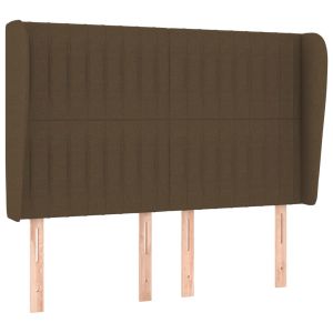 vidaXL cabecero con orejas de tela gris claro 147x23x118/128 cm