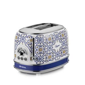 Tostadora vintage capri 2 ranuras 810w diseño retro ariete