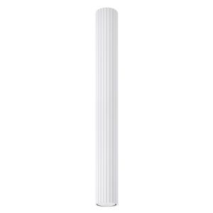 Lámpara de techo karbon 1 blanco aluminio 6.5x60x6.5cm