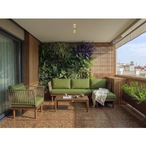 Conjunto de jardín marrón oscuro cremona
