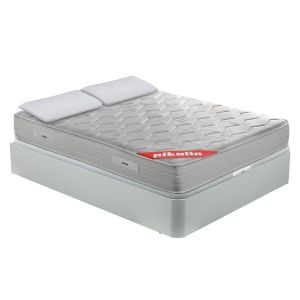 Colchón 140x190,canapé y almohada pikolin hr blanco montaje incl