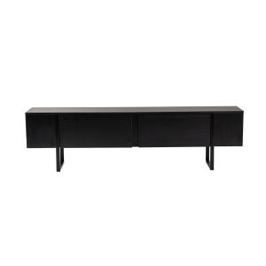 Mueble para la tele de madera <<serenity>> - 180 x 29 x 50 cm - negro